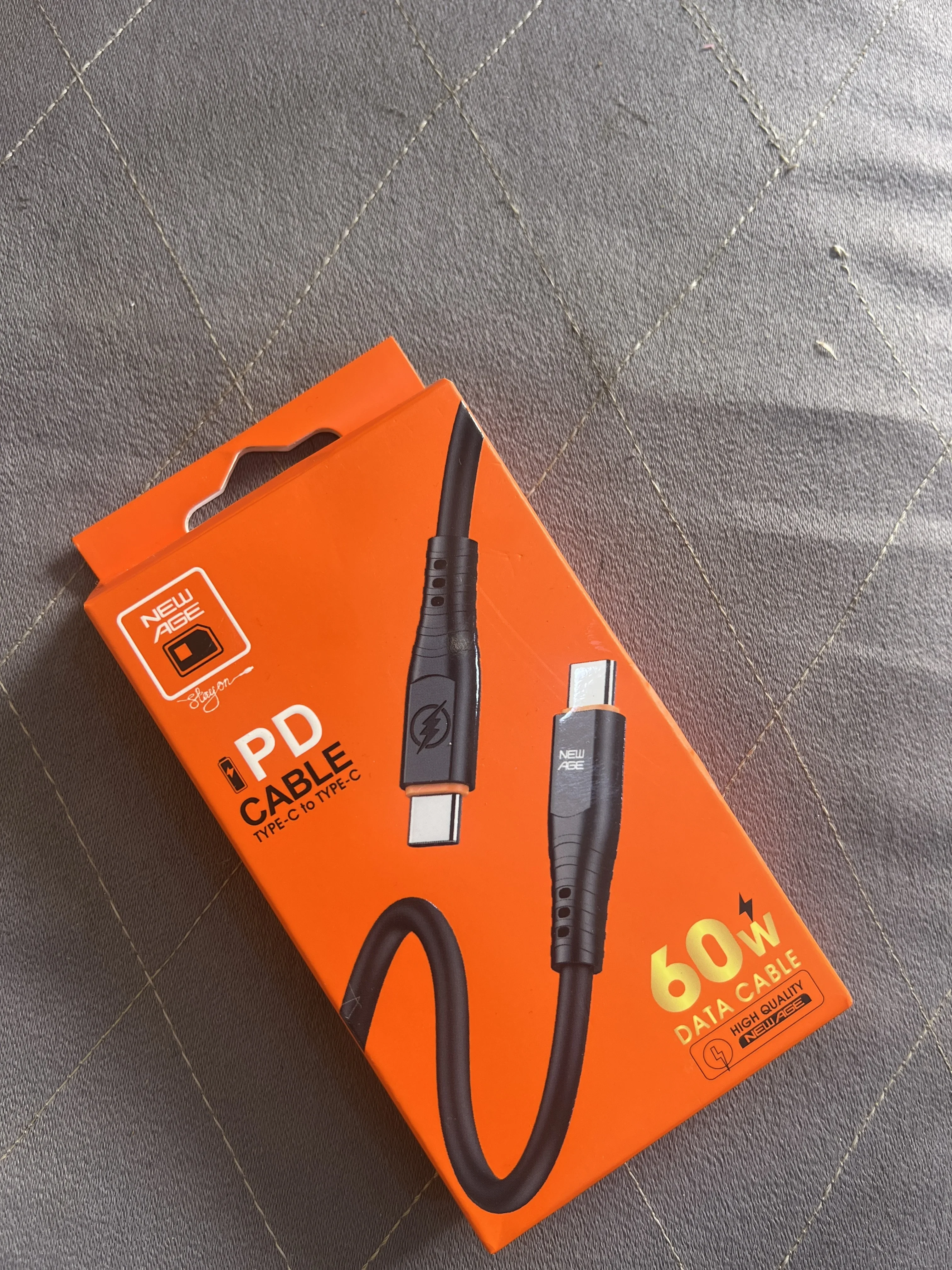 NEW AGE 60W PD Type-C to Type-C Data Cable