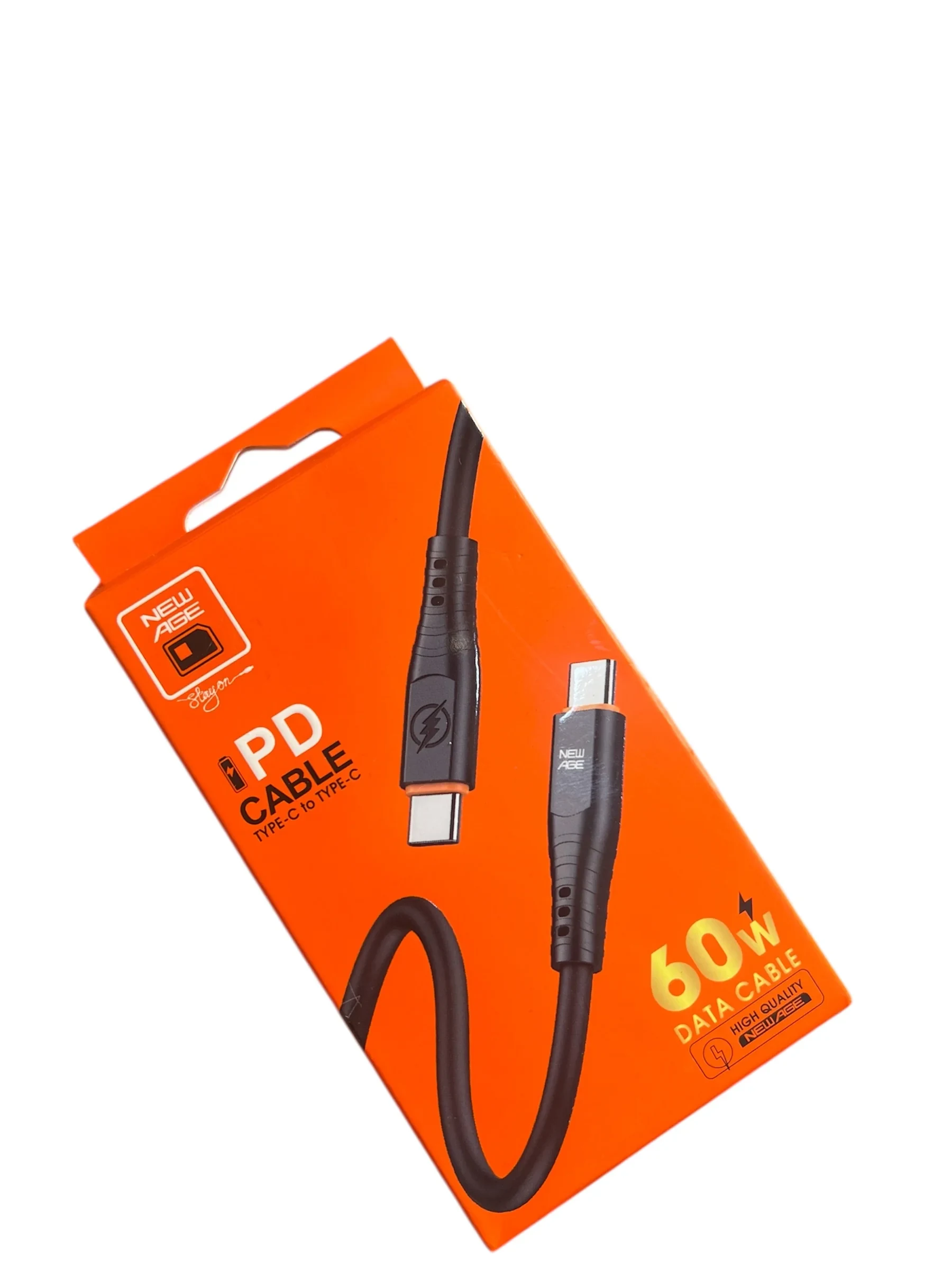 NEW AGE 60W PD Type-C to Type-C Data Cable view 2