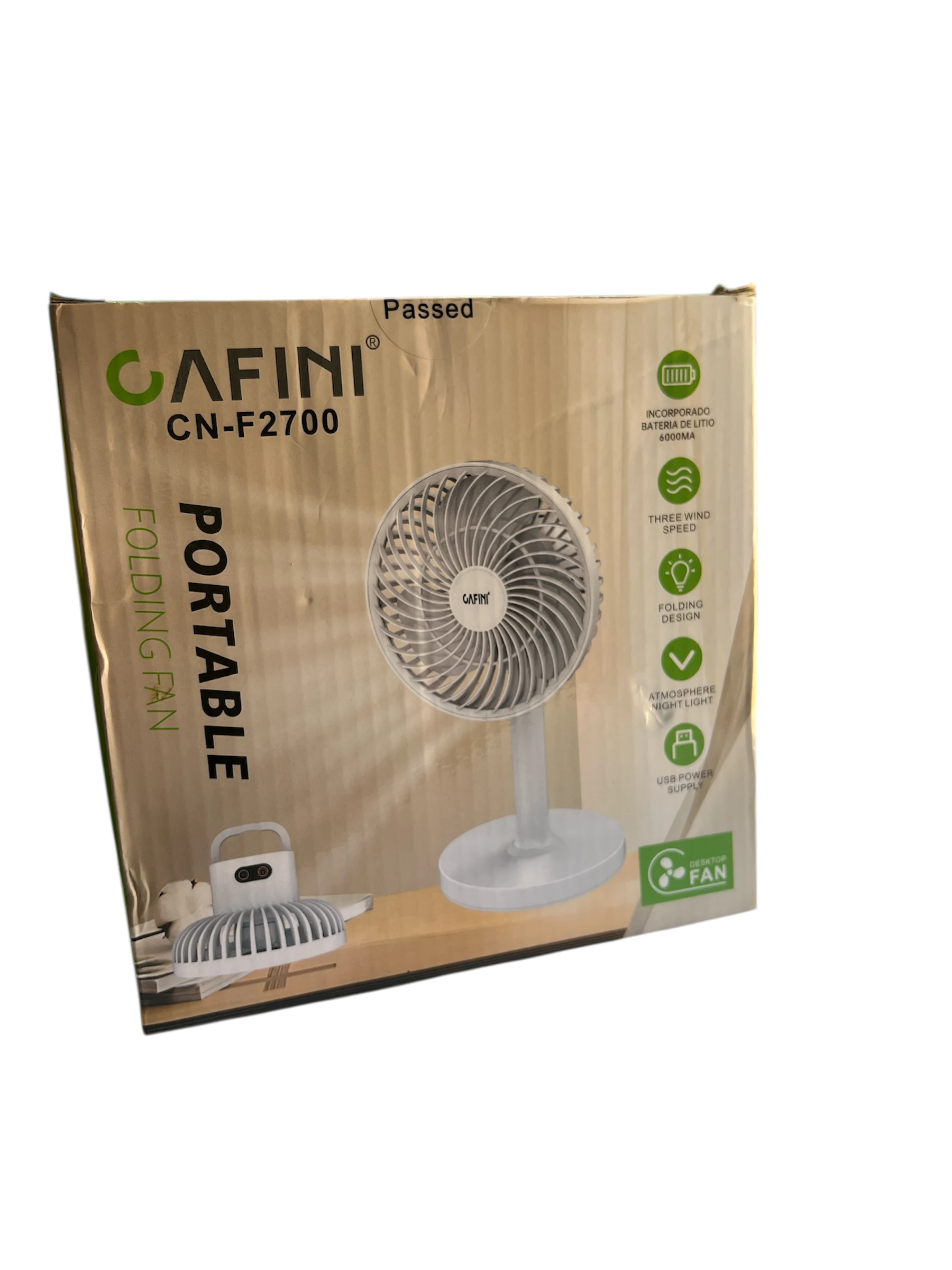 CAF-INI CN-F2700 Portable Folding Fan