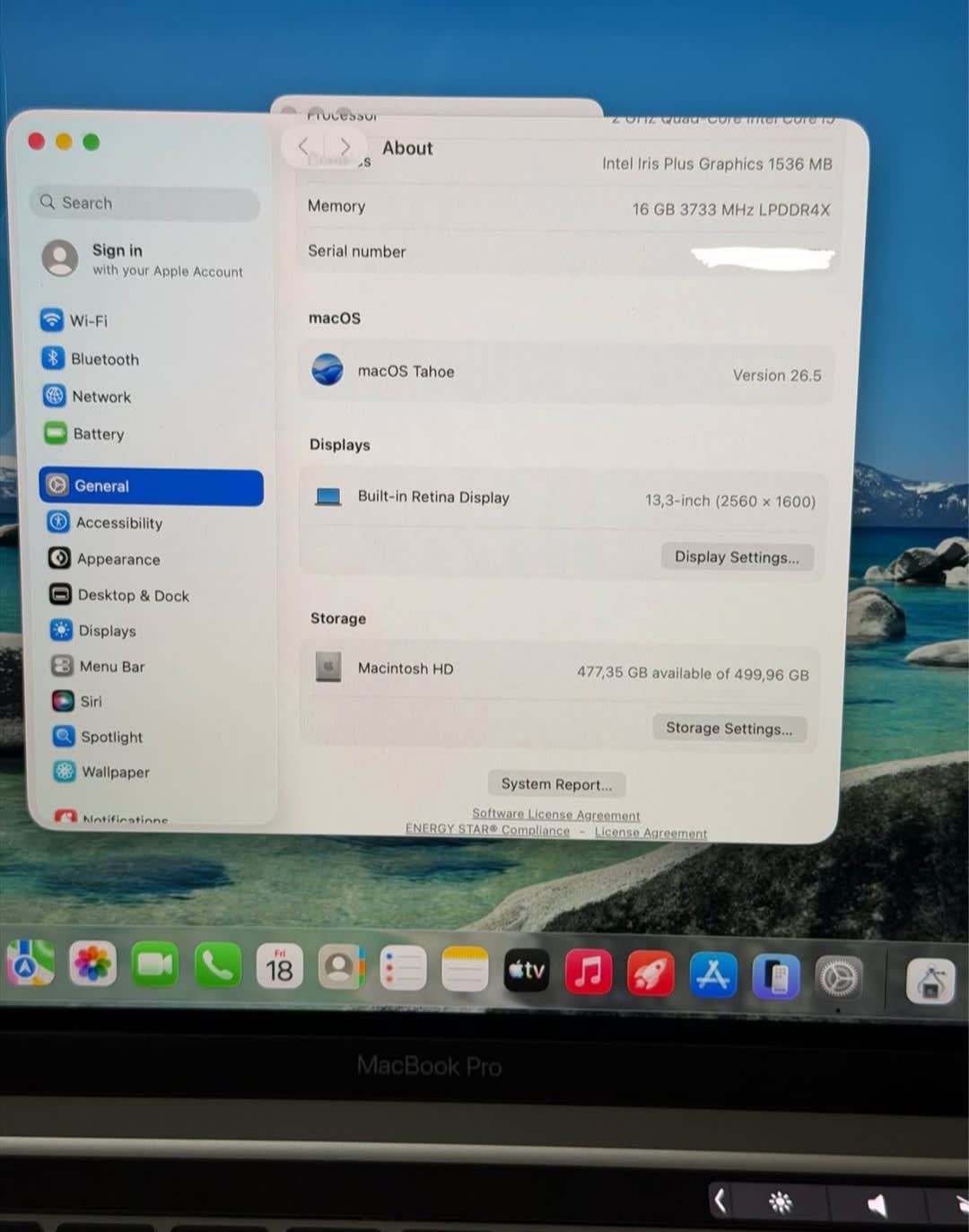 MacBook Pro 13 inch 2020 5