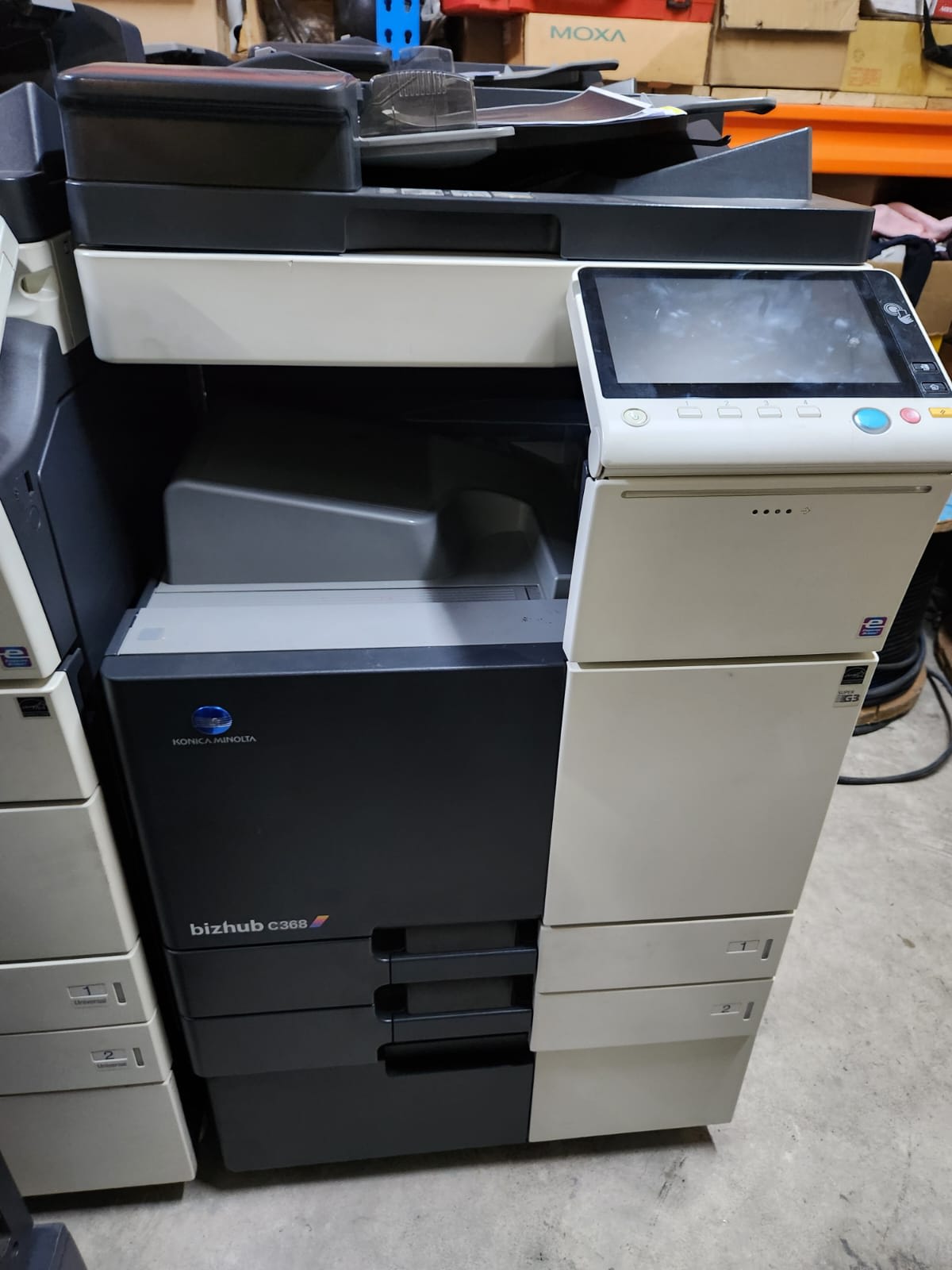 Konica Minolta bizhub C368 Color Multifunction Laser Printer (Print / Copy / Scan / Fax Ready)