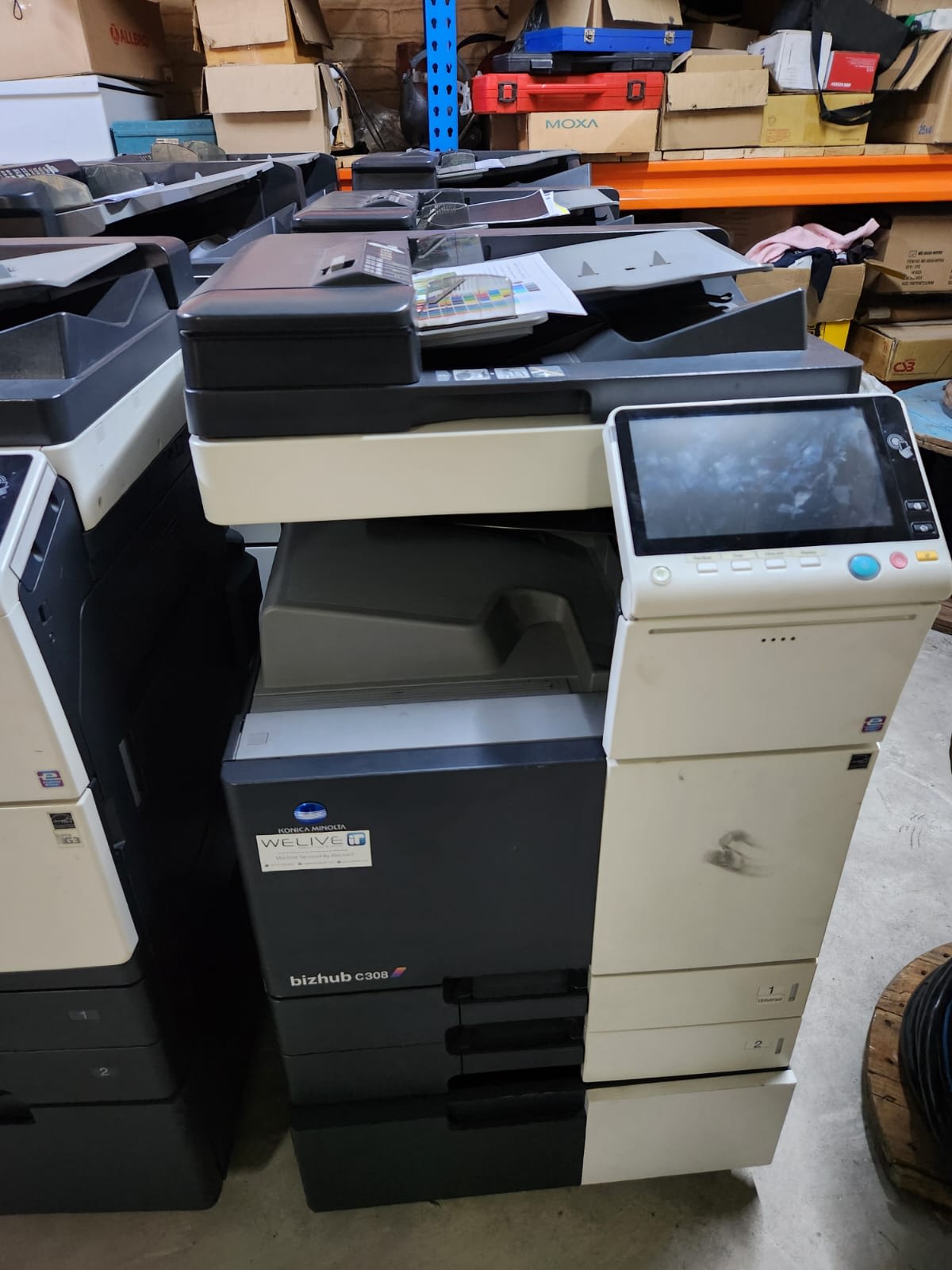 Konica Minolta bizhub C308 Color Multifunction Laser Printer (Print / Copy / Scan) 