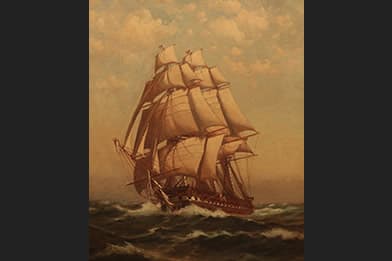 C. Myron Clark Victorian Artwork for Sale - USS Constitution