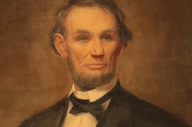 Penrhyn Stanlaws Abraham Lincoln Painting For Sale