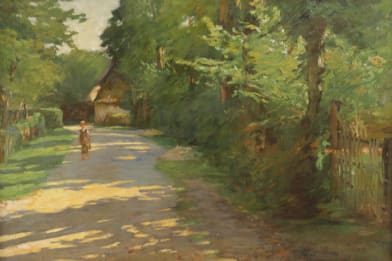 Artus Van Briggle - Sunny Afternoon Painting For Sale