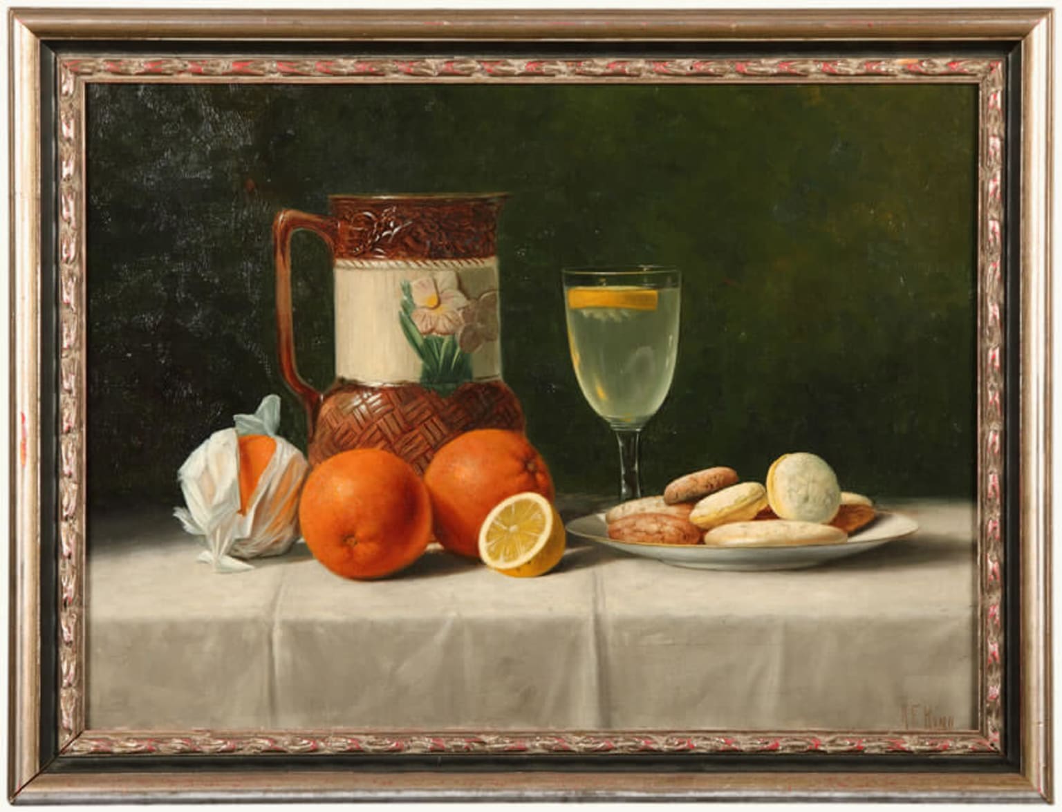 Albert Francis King Painting of Oranges