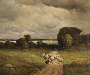 Charles Grant Beauregard - Guiding the Sheep