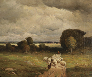 Charles Grant Beauregard - Guiding the Sheep