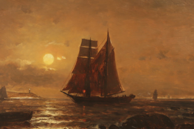 Frank Bromley – Boats on the Horizon   SOLD