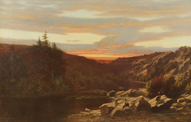 George Nelson Cass – Fisherman at Sunrise
