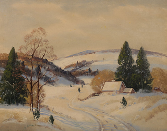 Ernist Fredericks – Midwest Winter   $1,700

