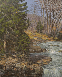 James C. Groves - Spring: Late Morning, Decker's Creek   $1,900 
