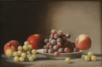 Barton Stone Hays - Grapes and Peaches with an Apple 
