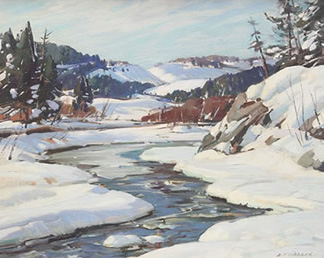 Aldro T. Hibbard – Winter Landscape
