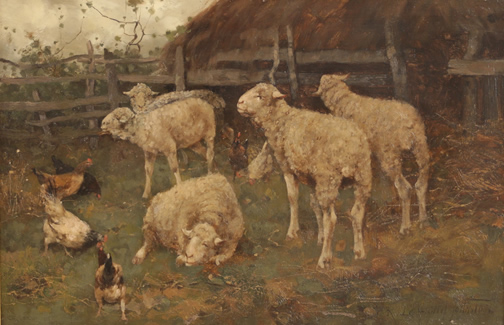 Reuben LeGrande Johnston
Sheep and Chickens
$2,500
