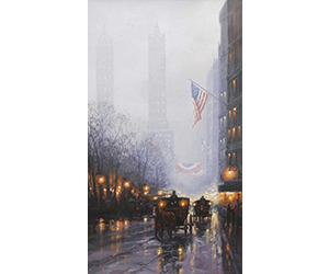 John Paul Strain - Flag Day - Central Park South