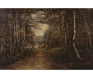 Robert Ward Van Boskerck – Birches Along the Path 