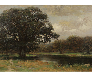 Robert Ward Van Boskerck - Fishing Dock Under the Shade of an Old Tree