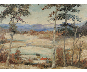 Katharine Friedel - View of a Farmstead in Winter 