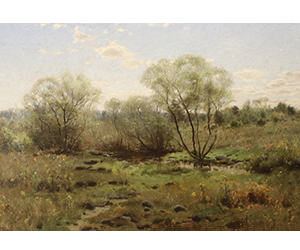 William Bliss Baker - Stream Through a Bog