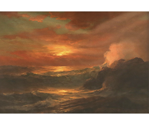 Warren Sheppard - Crashing Waves at Sunset