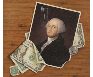John Allen Yerger - George Washington Trompe L'oeil