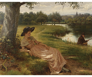 George Goodwin Kilburne - Adoring from the Shade