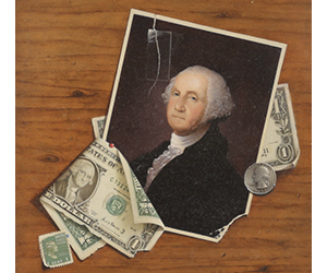 John Allen Yerger - George Washington Trompe L'oeil