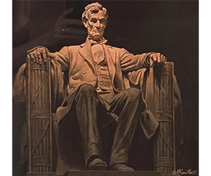 Morton Kunstler - Lincoln Memorial 