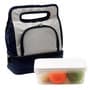 Grey/Blue Lunch Box Cooler Bag 