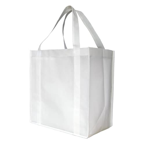 White Custom Printed Non-Woven Shopping Bag