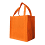 Orange Custom Printed Non-Woven Shopping Bag