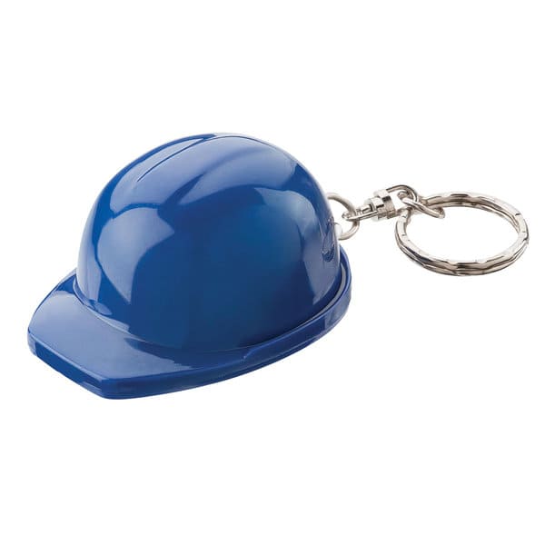 Blue Hard Hat Keyring