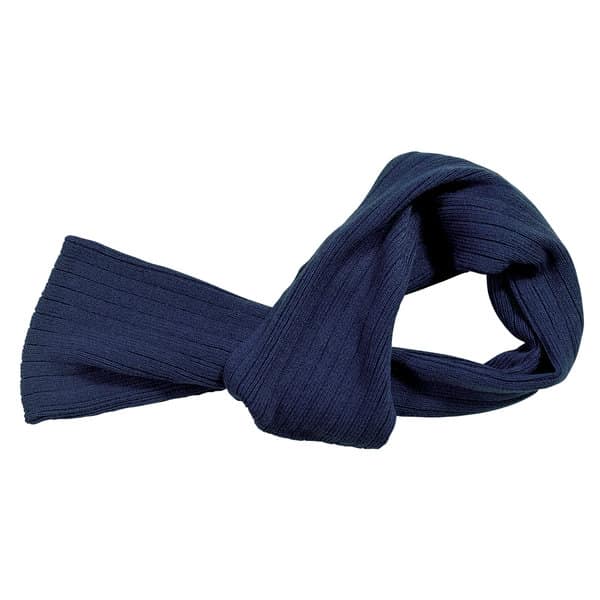 Navy Corporate Cable Knit Scarf