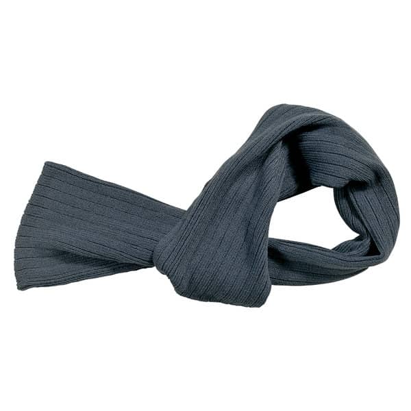 Charcoal Corporate Cable Knit Scarf