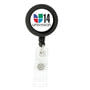 Black Round Retractable Badge Holder