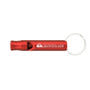 Red Aluminium Metal Whistle Keychain