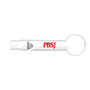 Silver Aluminium Metal Whistle Keychain