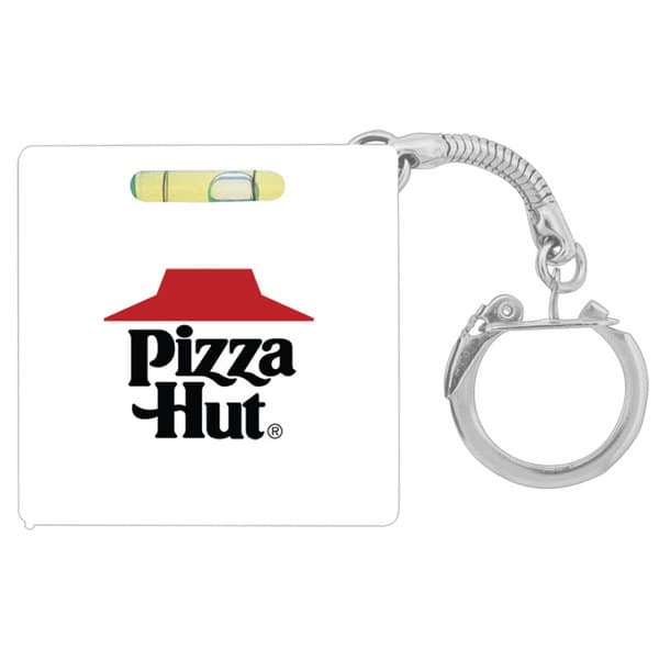 Tape Measure with Level Key Chain