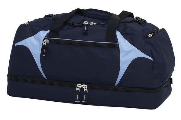 Navy/Sky Spliced Zenith Sports Bag