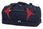 Navy/Red Spliced Zenith Sports Bag