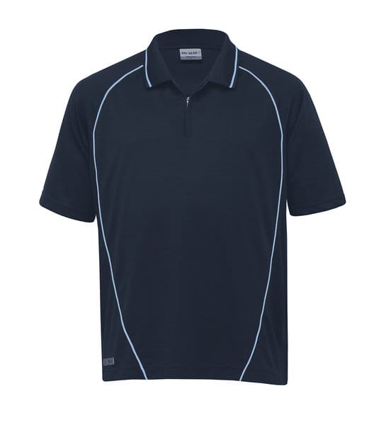 Navy/Sky Dri Gear Piped Ottoman Instinct Polo