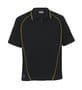 Black/Gold Dri Gear Piped Ottoman Instinct Polo