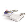 White House Tape Measure Key Ring