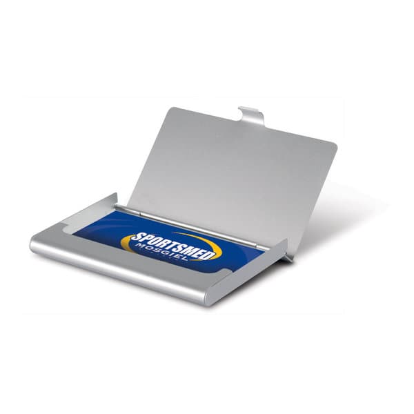 Silver Aluminium Business Card Case