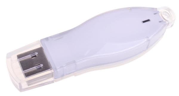 White Lodestar Flash Drive