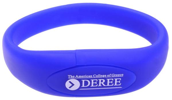 Silicone Wristband  with 8GB Flash Drive