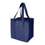 Navy Blue Non Woven Cooler Bag With Zipped Lid