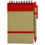 Red Recycled Pocket Jotter Pad