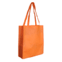 Orange Large Gusset Non Woven Promotional Bag